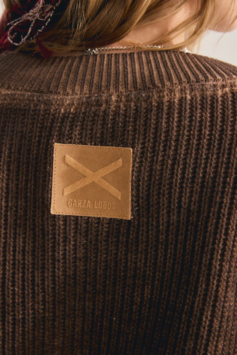 SWEATER COMET Marron