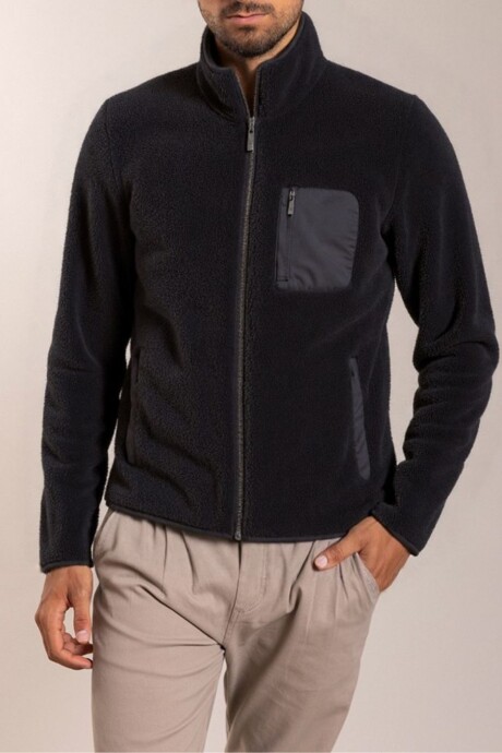 CAMPERA ( SHERPA ) GAEL Negro