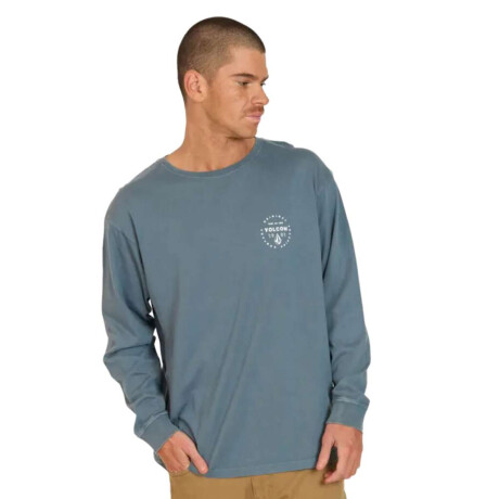 Remera Volcom Out Law Azul