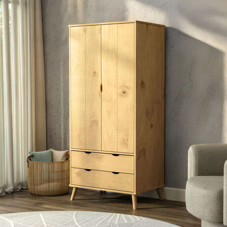 Ropero 2 Puertas 2 Cajones Linea Dubli­n Marron