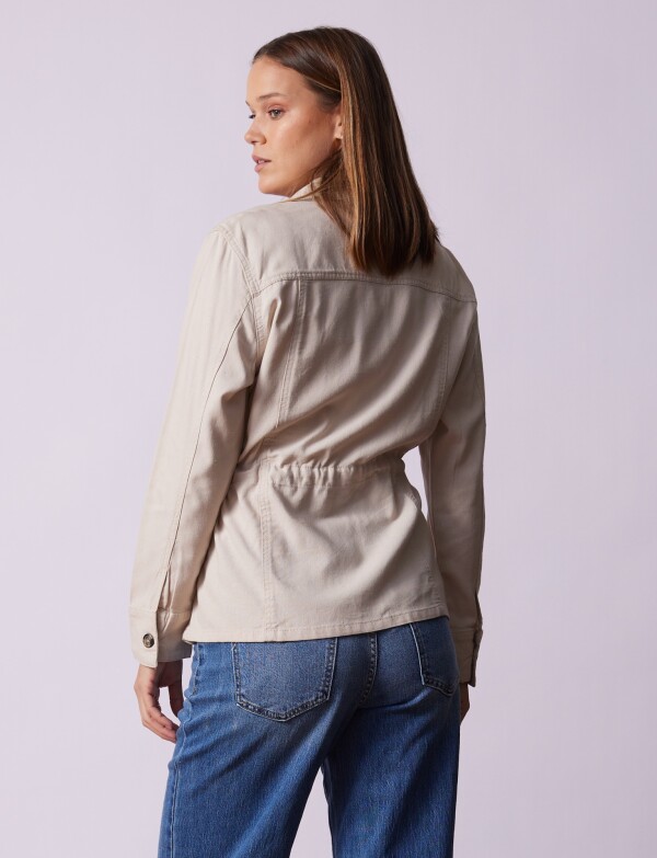 Sobrecamisa Lino BEIGE