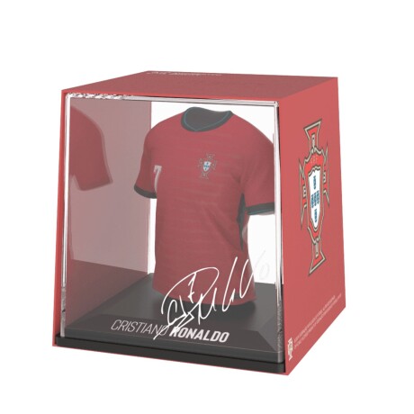 Camiseta Coleccionable Cristiano Ronaldo #7 Con firma ROJO