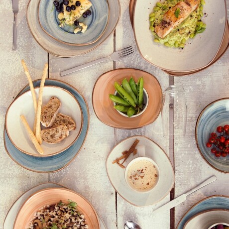 Bowl Artisan 20 cm Beige Porcelana Corona Bowl Artisan 20 cm Beige Porcelana Corona