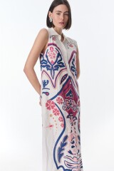 Vestido Elaia Estampa Azul