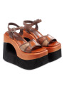 SANDALIA COLM Marron