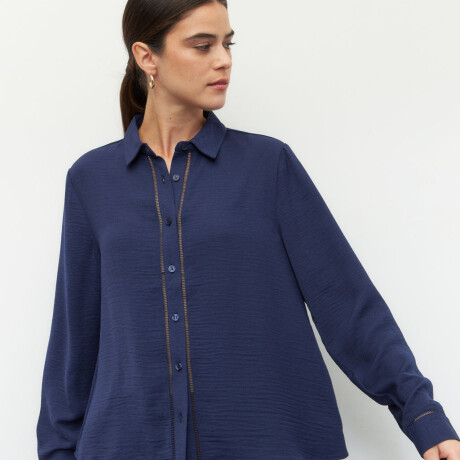 CAMISA TARTARUGA Azul Marino