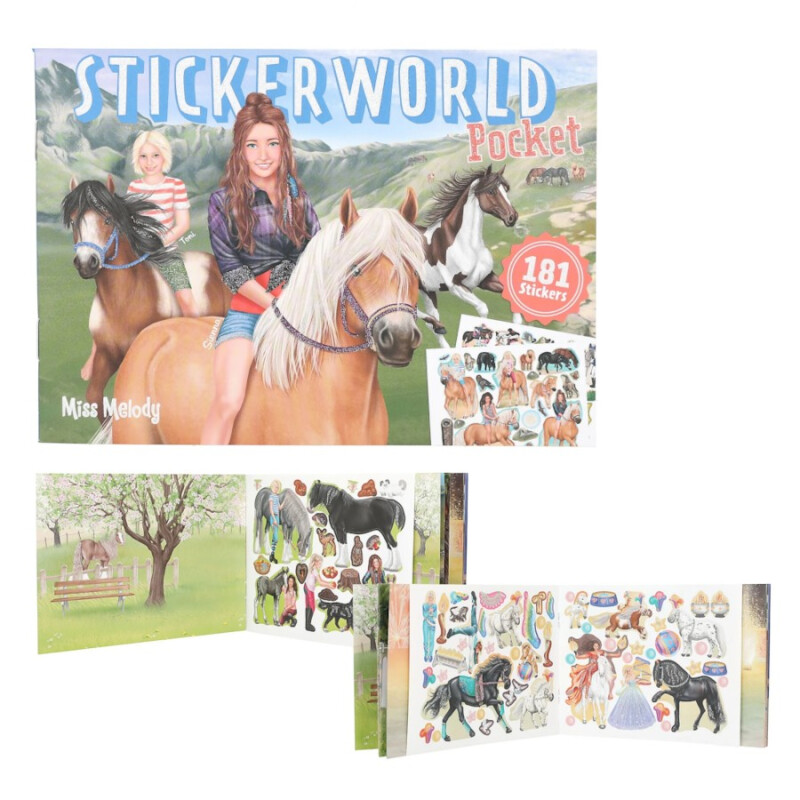 Libro de Stickers Miss Melody Pocket Top Model Libro de Stickers Miss Melody Pocket Top Model