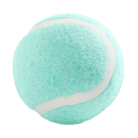 Pelota de tennis verde