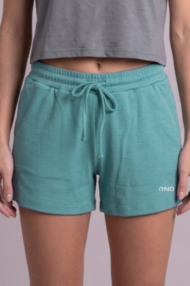 Short de Moletón. VERDE AGUA