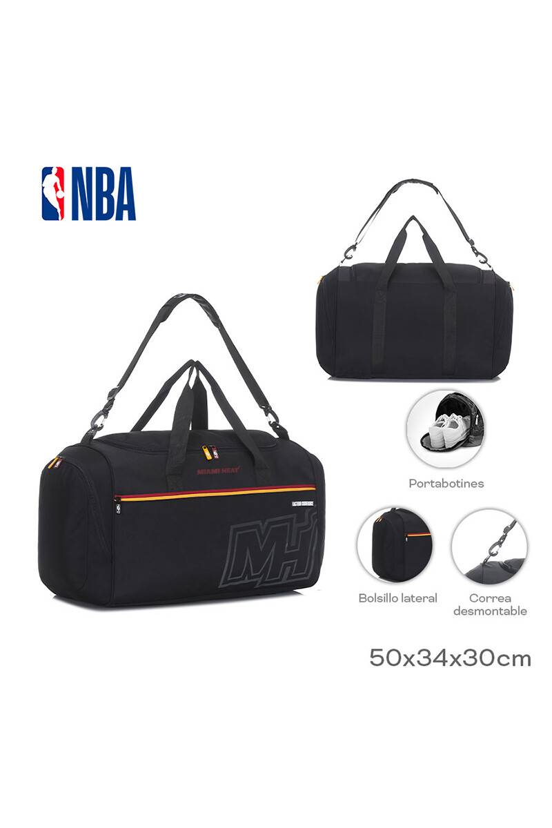 Bolso Miami Heat NBA Negro