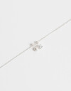 Cadena Corta con Dije Perla Cadena Con Dije De Perla Plata 925 - Plateado