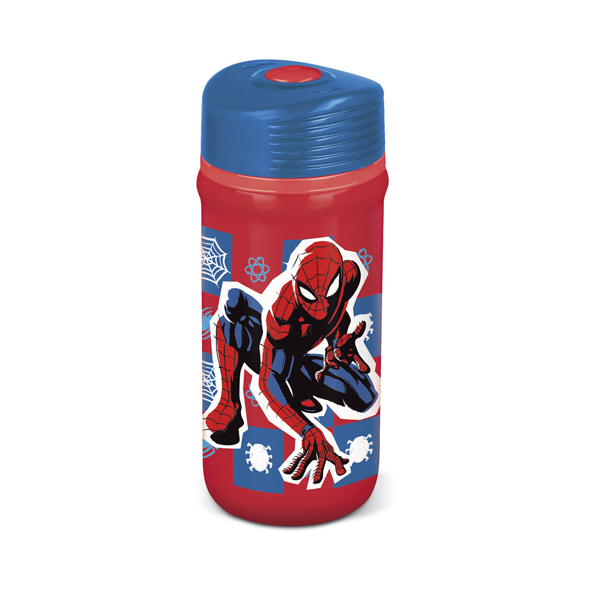 Botella Plástica Spiderman Twister 390 ml - BORDO 