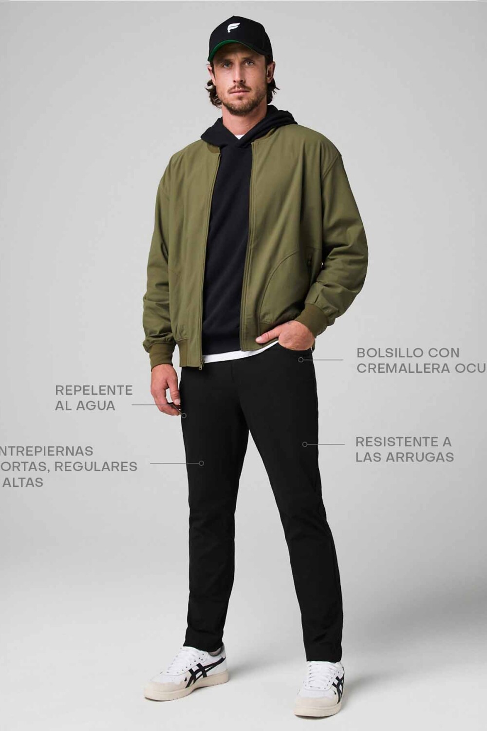 Pantalón The Don 5-Pocket Slim Pant Hombre Black