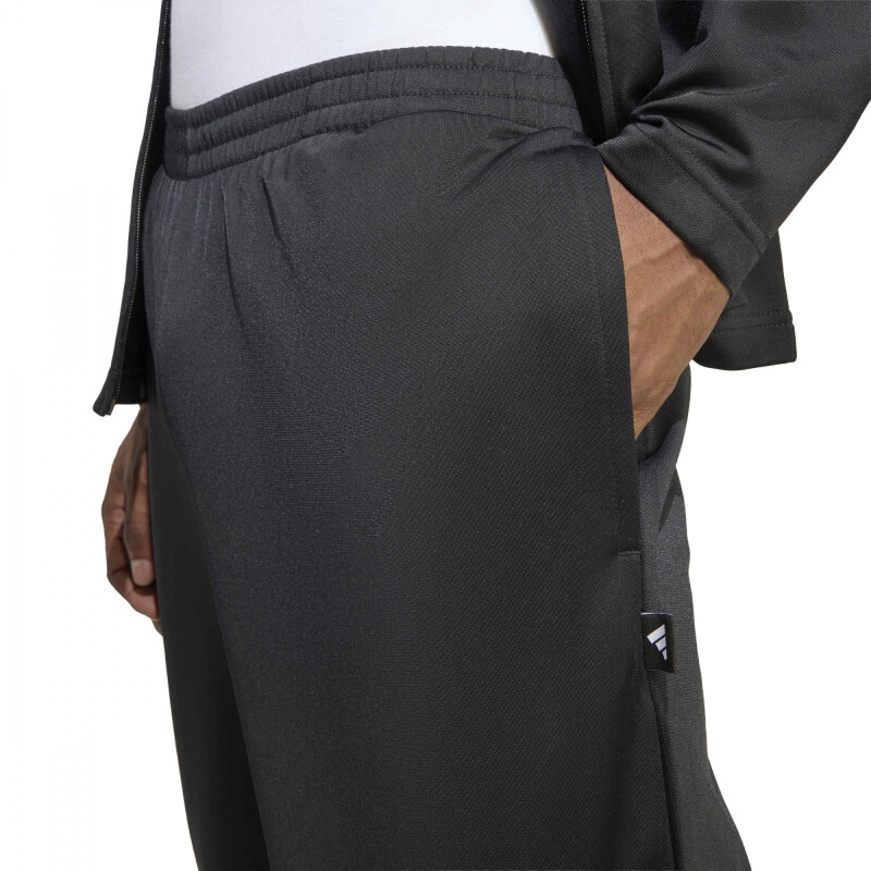Campera Adidas M LIN TS VL Hombre KE4026 Negro-blanco