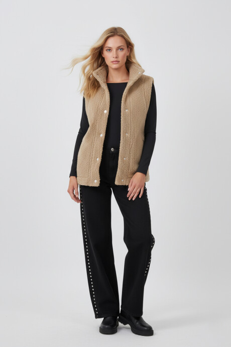 Chaleco Vivesca Beige Claro