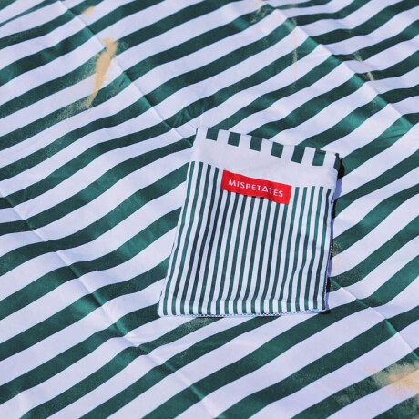 Toalla de microfibra con bolsillos Club Petates Verde