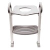 Reductor de inodoro con escalera set entrenamiento BUBA gris