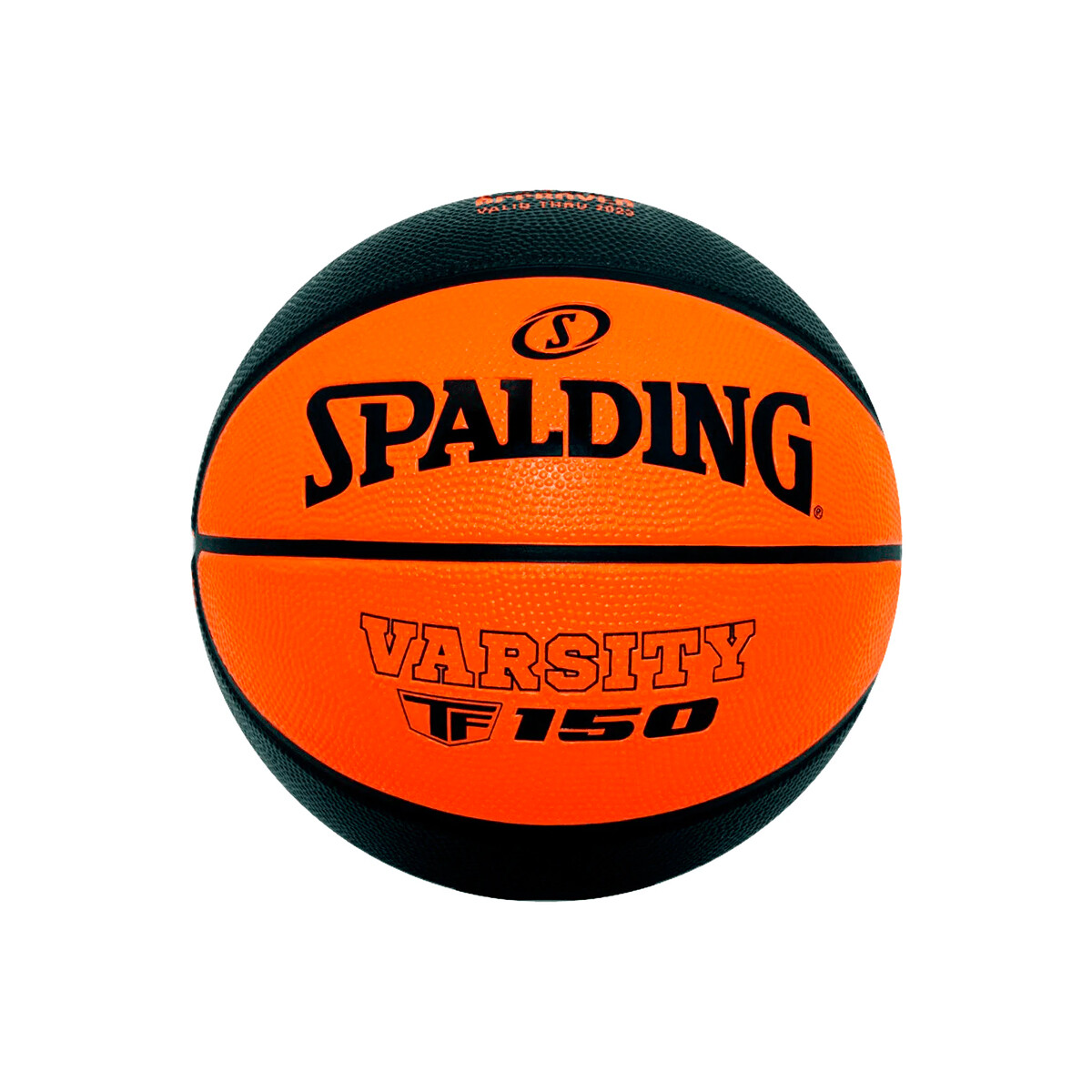 Pelota de Basquet Spalding Tf150 Nro7 - Negro/Naranja 