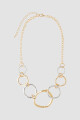 Collar aros asimetricos Variante unica