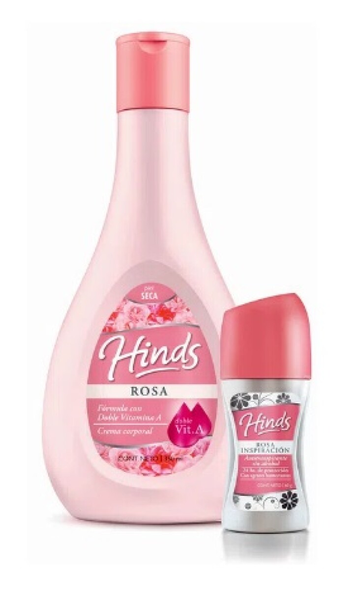 PACK CREMA HINDS ROSA 350 ML + DESODORANTE HINDS ROLL-ON 60 GR 