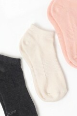 PACK X3 SOQUETE MIDAIR Multicolor