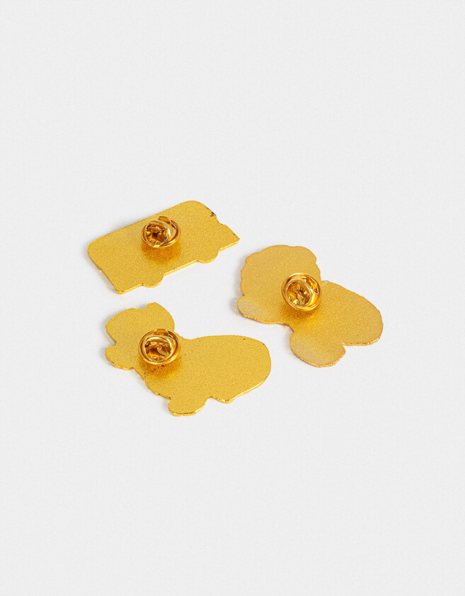 Pin Esmaltado Set De Pins Metálicos - Combinacion Multicolor