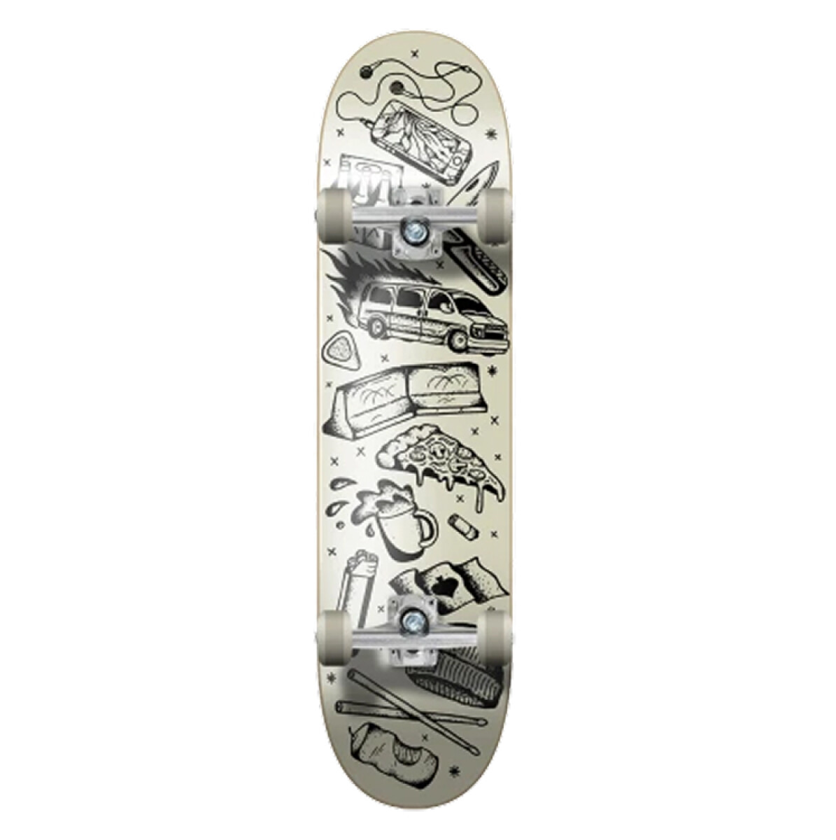 Skate armado KFD PROGRESSIVE WALLPAPER 8.0" 