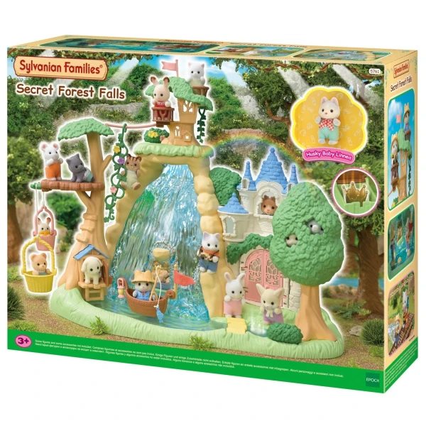Sylvanian Families Set Cascada Bosque Secreto Ternurines Variante Modelo Bosque