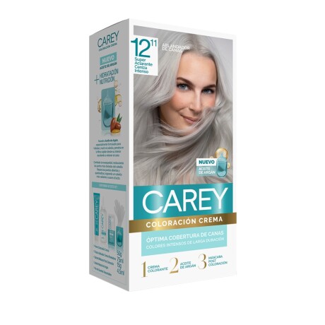 TINTA CAREY KIT SUPER ACLARANTE CENIZA INT Nº 1211 TINTA CAREY KIT SUPER ACLARANTE CENIZA INT Nº 1211