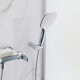 GRIFERIA TELEFONO PARA DUCHA CROMO BRILLO PARA BAÑO CROMO