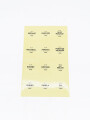 STICKERS CONDIMENTOS VINTAGE PACK X2 BLANCO