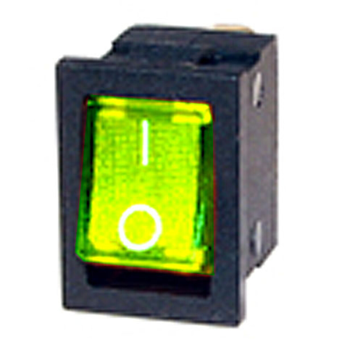 LLAVE BOTON TABLERO - MINI LUZ VERDE - 