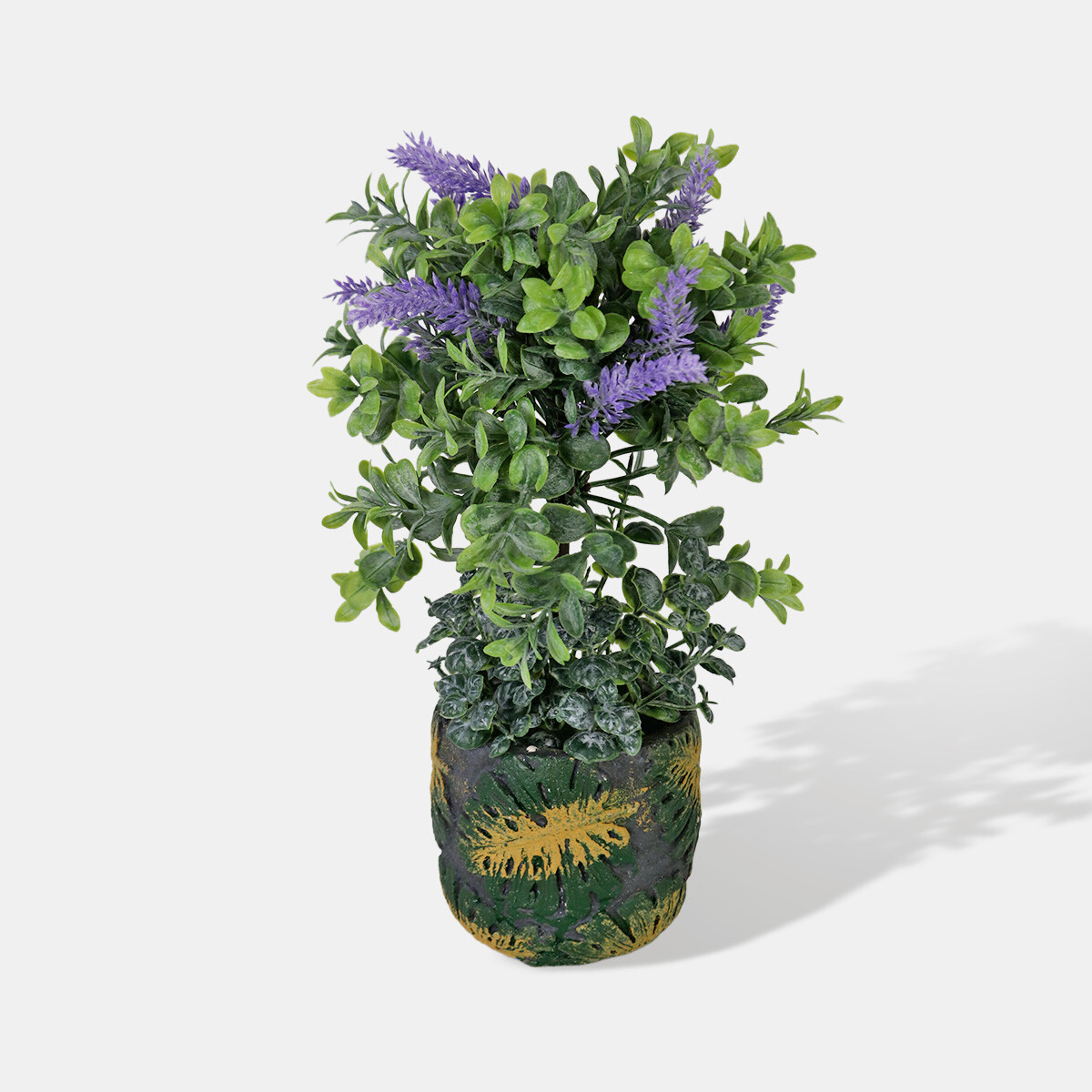 PLANTA ARTIF LAVANDA C/MACETERO 9X29CM 