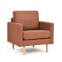 Butaca Tokio Sillón Poltrona 1 Cuerpo MARRON