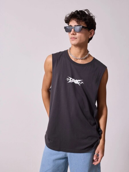 MUSCULOSA DIXIE TIRIO GRIS TOPO