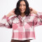 Sobrecamisa a cuadros Rose rosado