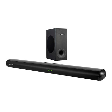 Aiwa - Barra de Sonido con Subwoofer Inalámbrico\nAWSBH21WW - Canales 2.1. 1200W Pmpo. Bluetooth. 001