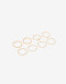 Sets Anillos Metal Set De Anillos - Dorado
