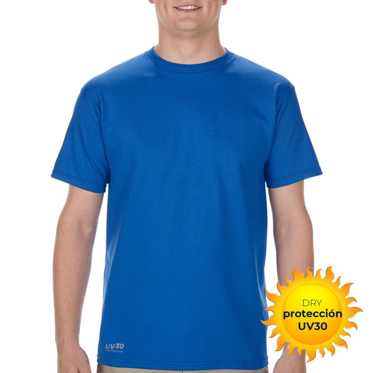 Camiseta Dry Filtro UV30 - Azul francia 