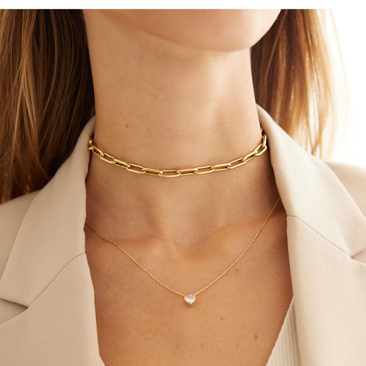 Cadena Alba - Oro 18k 