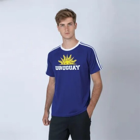 CAMISETA SOL UY AZUL CE-SOLUY-04 TALLE XL AZUL
