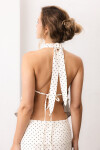 Blusa Cleo Lunares con verde