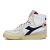 Botas Diadora Heritage MI Basket Unisex Blanco-Rojo