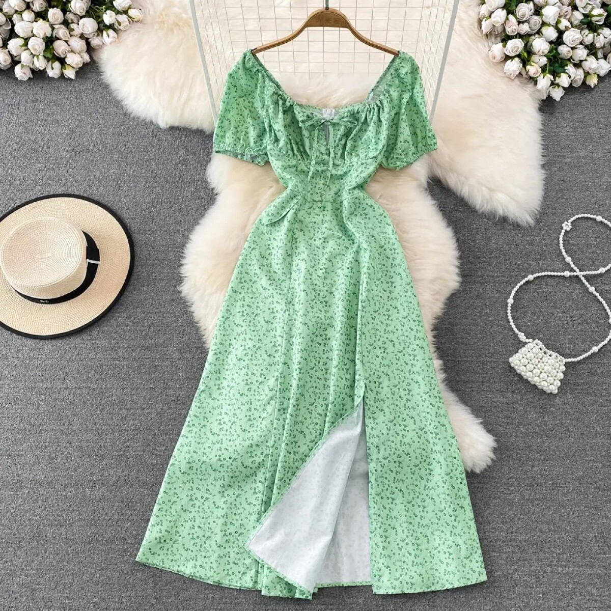 Vestido CALMA - Verde 