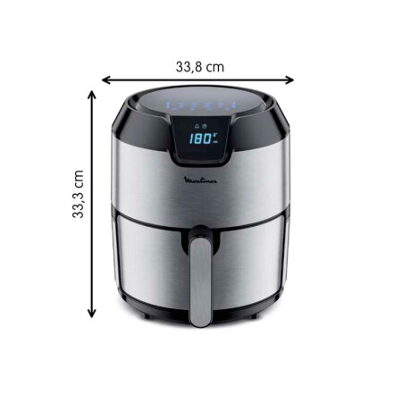 Freidora sin Aceite Moulinex Easy Fry Digital Gris Inox