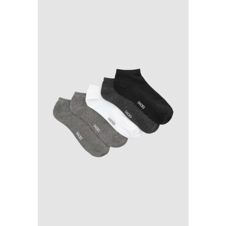 Medias cortas al tobillo en colores lisos Variante 1