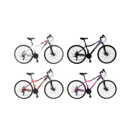 Bicicleta montaña S-PRO Zero 3 Lady rodado 27.5 Shimano 21 cambios y frenos de disco Blanco