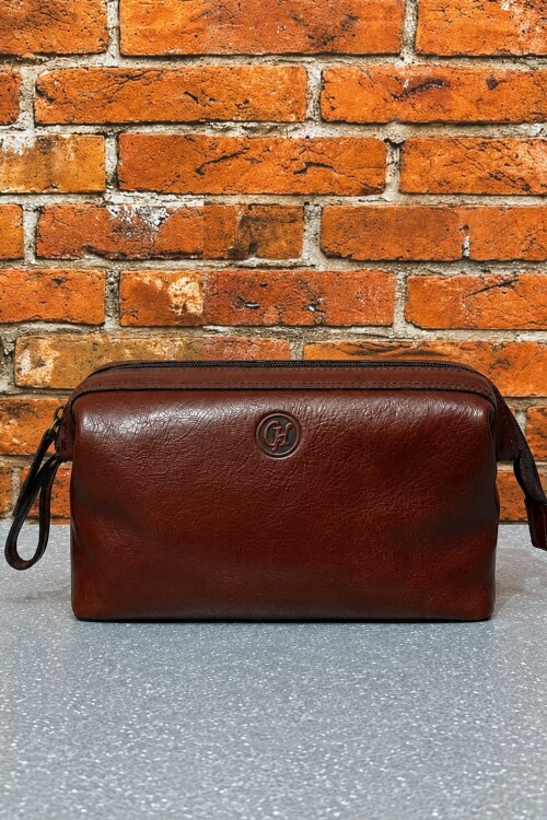 Necessaire Cuero Marron