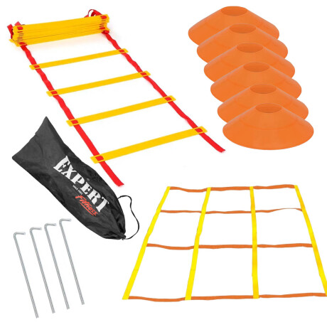 Set Deportivo Cuadrilátero + Escalera C/accesorios Set Deportivo Cuadrilátero + Escalera C/accesorios