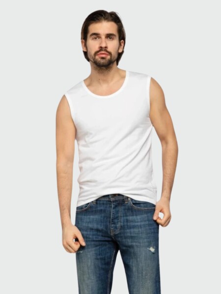 Hugo Boss -Pack de musculosas básicas de algodón X 2 Blanco